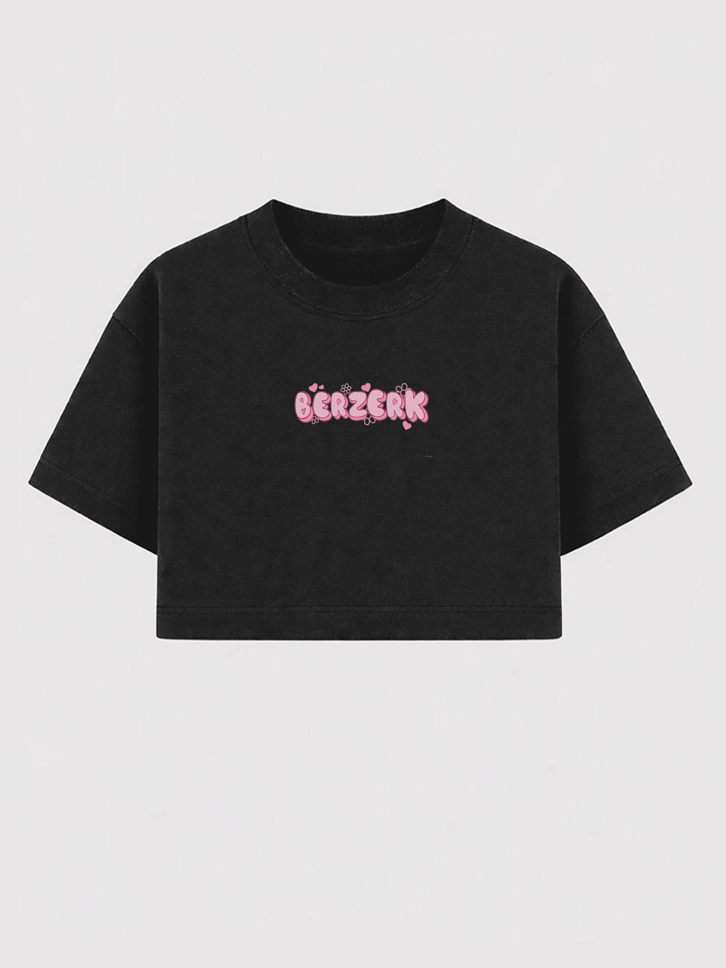 Cropped Oversized - Logo - Preto