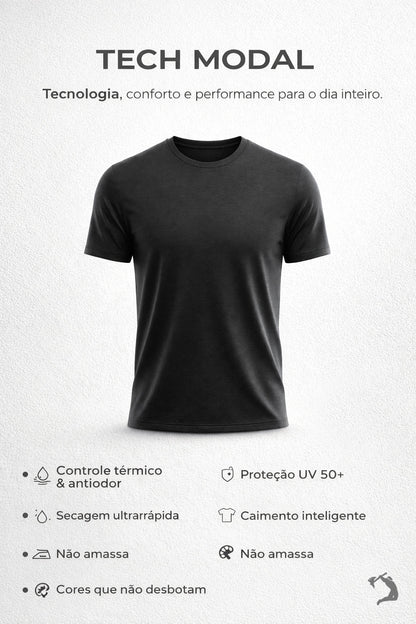 Camiseta - Tech Modal - Off White.